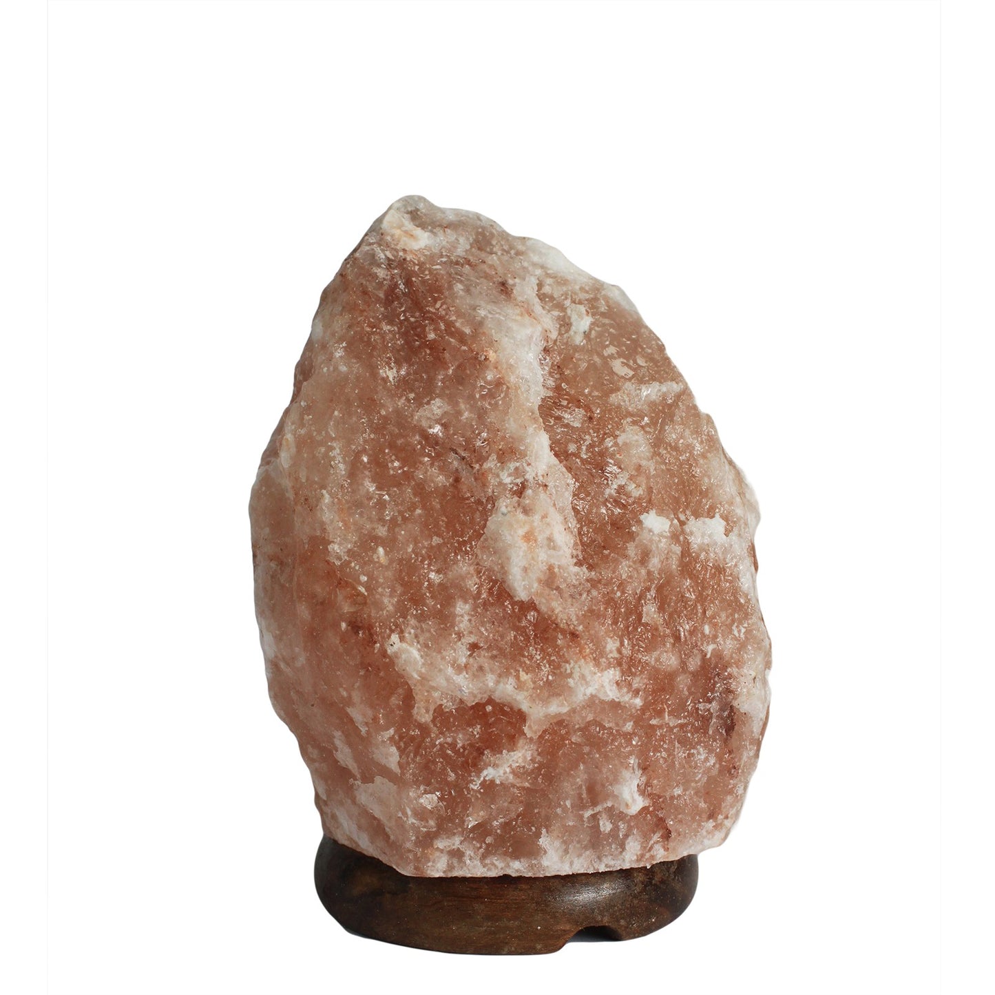 Hand Carved 240v Himalayan Salt Crystal Lamp with Base - Natural / 1.5Kg - 2Kg product packaging on clean background from Quintessential Holistic Health Ltd