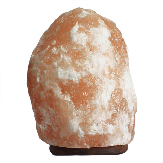 Hand Carved 240v Himalayan Salt Crystal Lamp with Base - Natural / 24Kg-25Kg product packaging on clean background from Quintessential Holistic Health Ltd