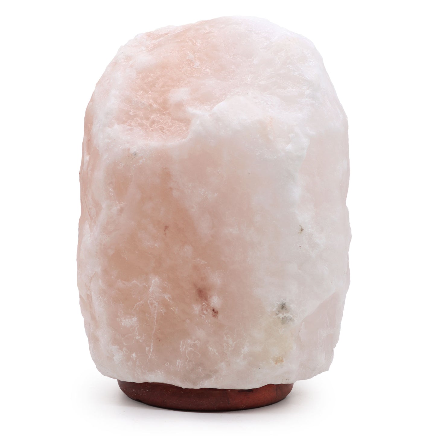 Hand Carved 240v Himalayan Salt Crystal Lamp with Base - White and Natural / 24Kg - 25Kg product packaging on clean background from Quintessential Holistic Health Ltd