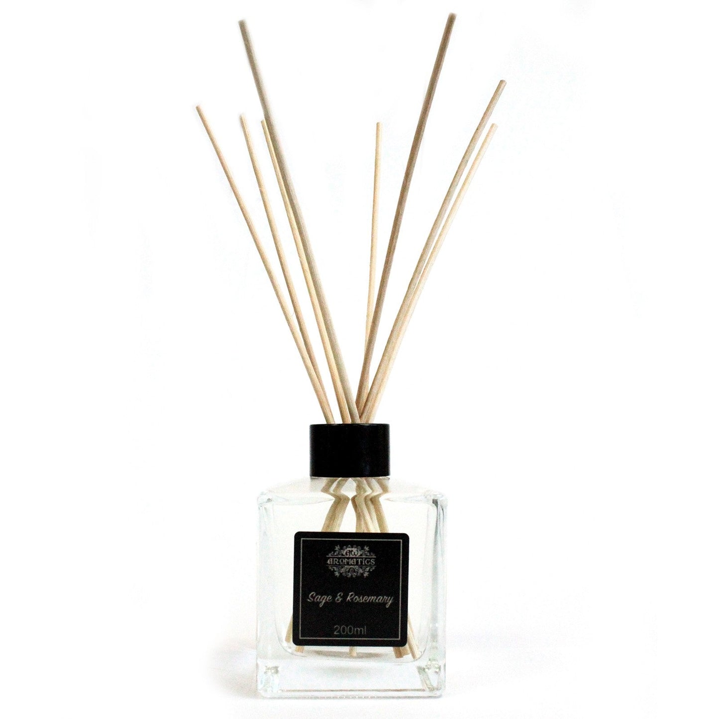 200ml Reed Diffuser - Sage and Rosemary product packaging on clean background from Quintessential Holistic Health Ltd