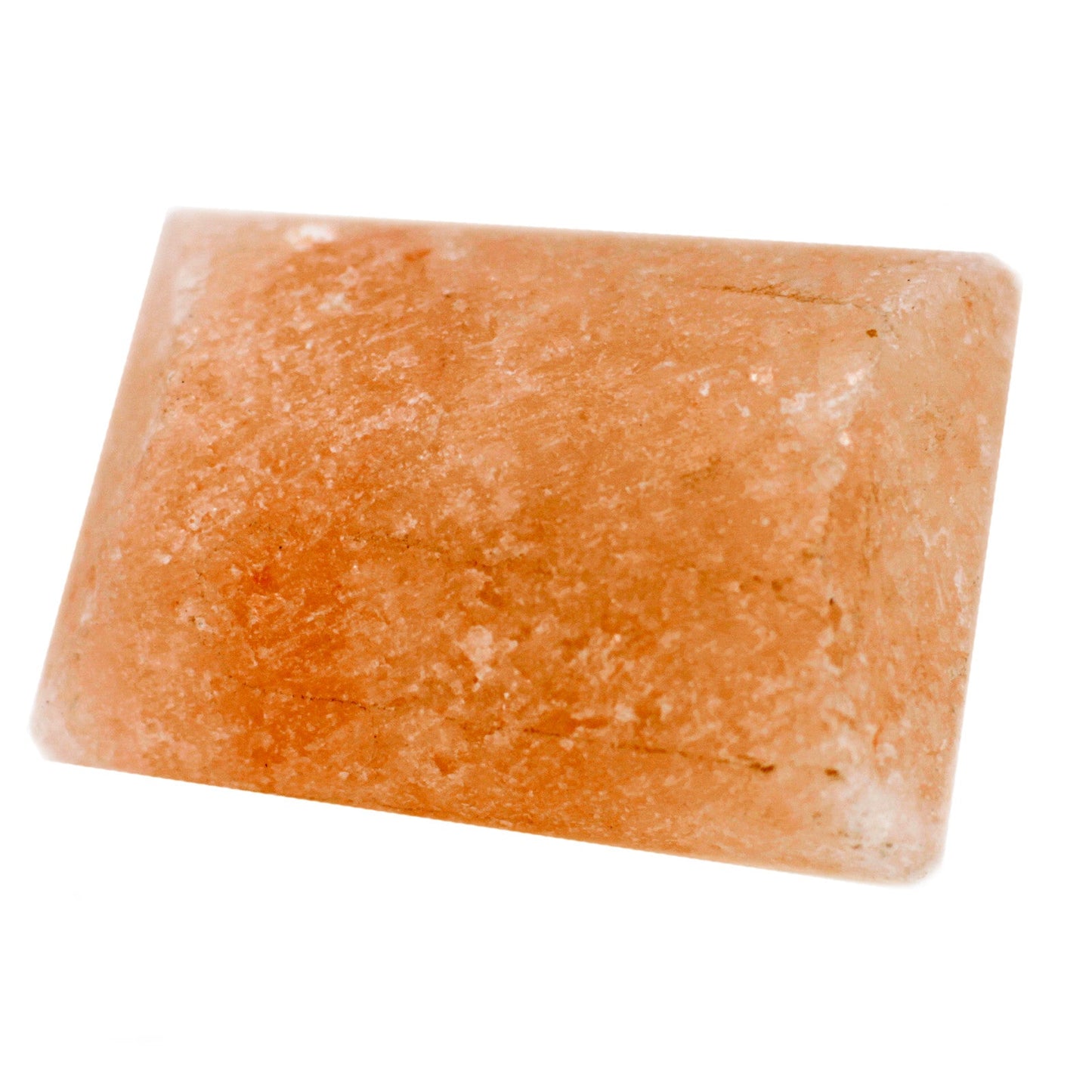 Himalayan Mineral Salt Deodorant and Massage Stones - 1 Pack - Bar, rectangular orange-pink bar with rounded edges by Quintessential Holistic Health Ltd