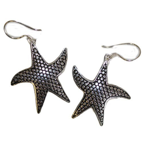 925 Silver Earrings - Star Fish product packaging on clean background from Quintessential Holistic Health Ltd