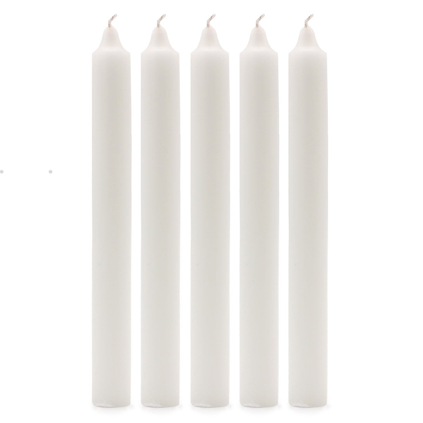 Pack of 5 x Handmade UK Solid Dinner Candles / Various Colours M - Z