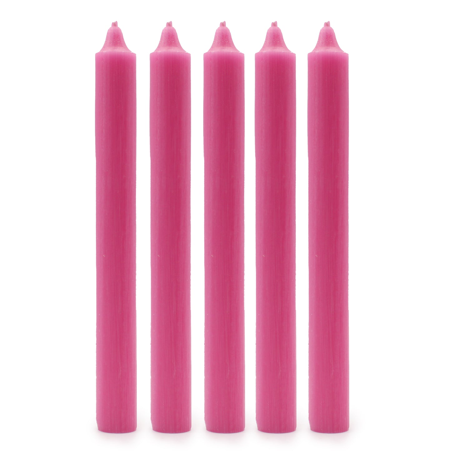 Pack of 5 x Handmade UK Solid Dinner Candles / Various Colours M - Z