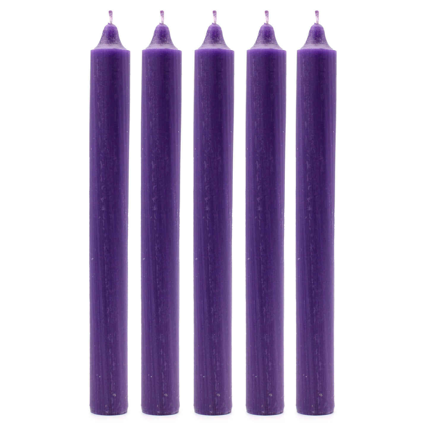 Pack of 5 x Handmade UK Solid Dinner Candles / Various Colours M - Z