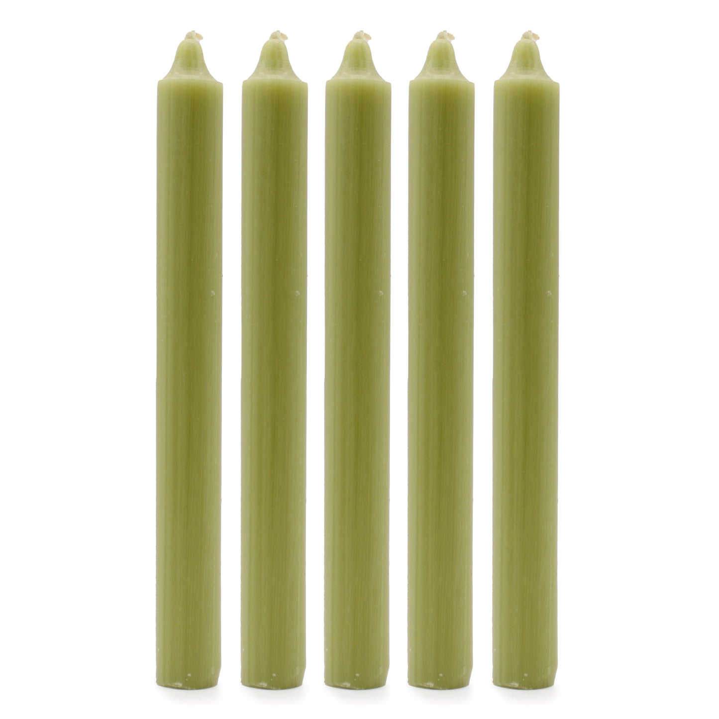 Pack of 5 x Handmade UK Solid Dinner Candles / Various Colours M - Z