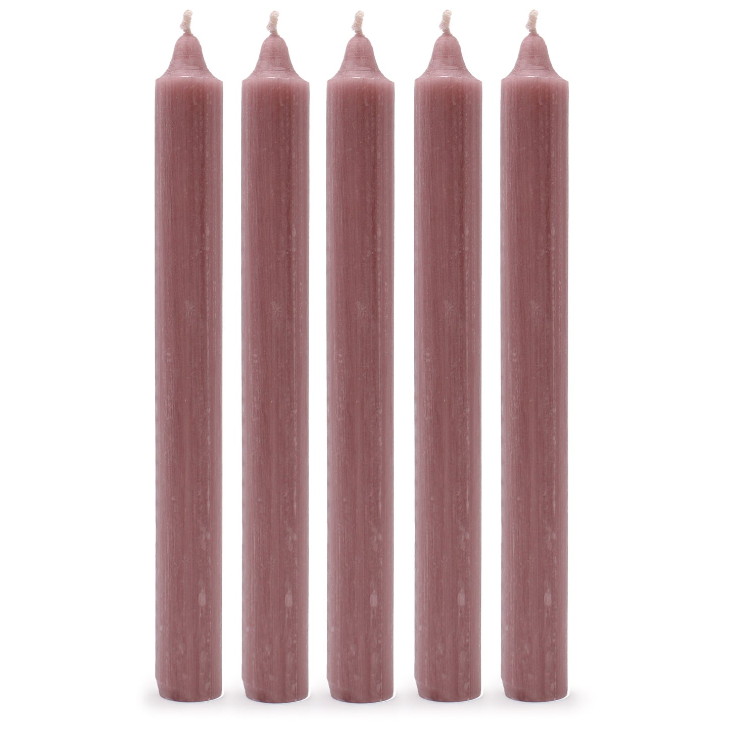Pack of 5 x Handmade UK Solid Dinner Candles / Various Colours M - Z
