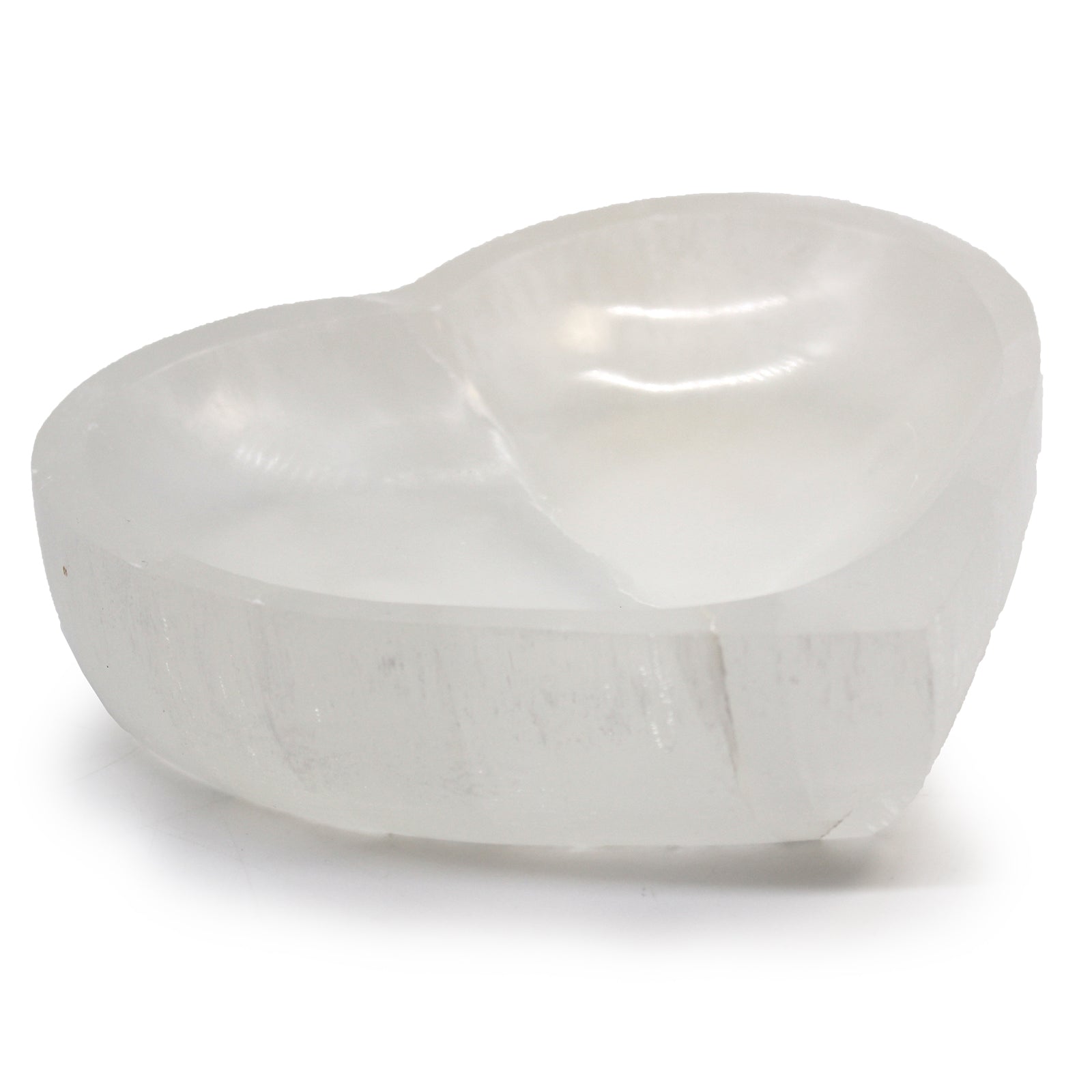 Selenite Heart Bowl - Extra Large product packaging on clean background from Quintessential Holistic Health Ltd