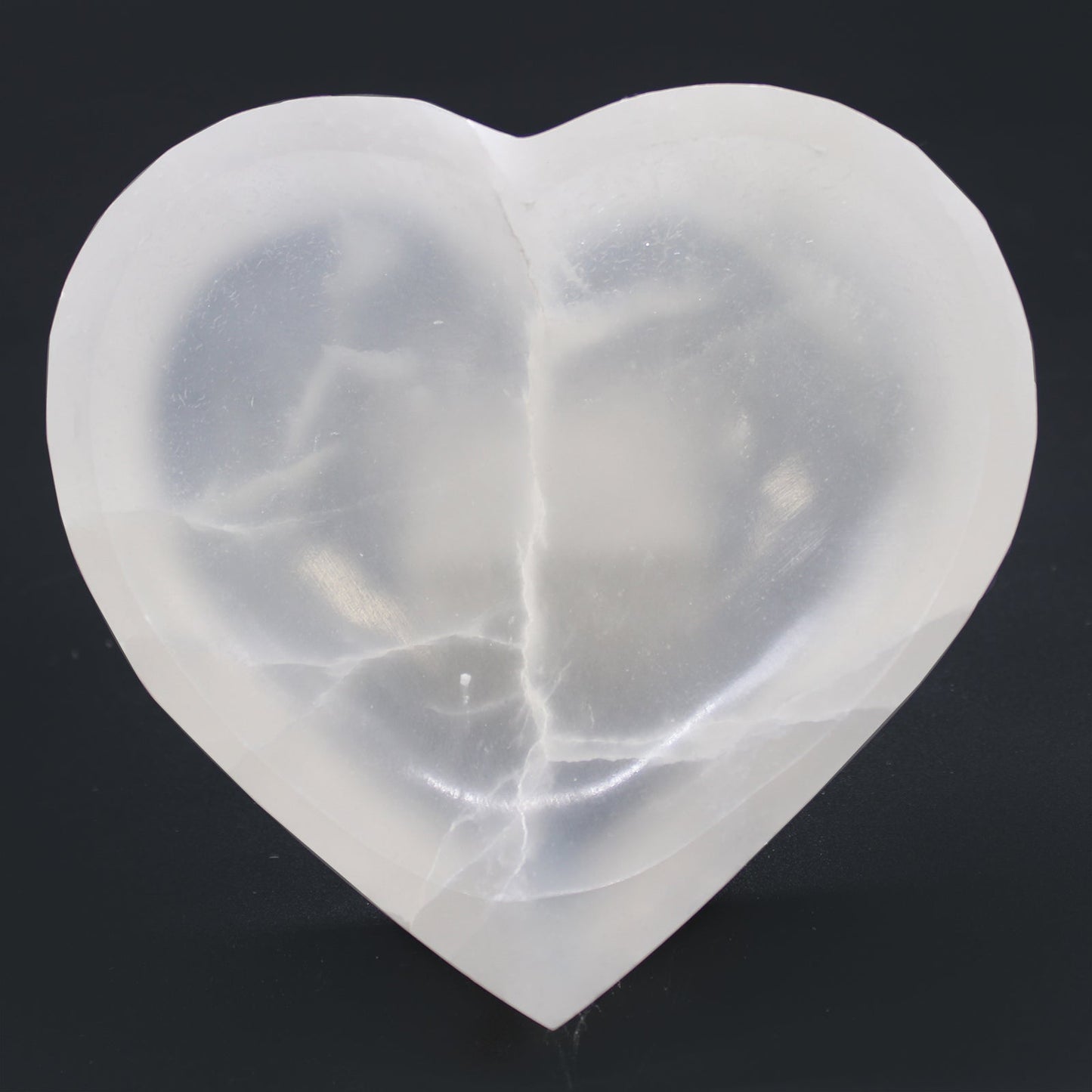 Selenite Heart Bowl - Extra Large product packaging on clean background from Quintessential Holistic Health Ltd