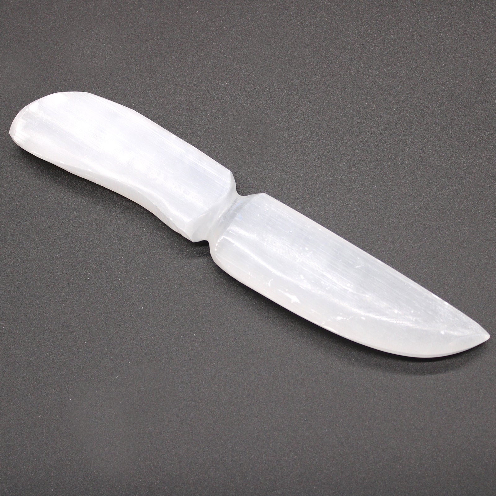 Handmade Selenite Ceremonial Knife - Classic product packaging on clean background from Quintessential Holistic Health Ltd