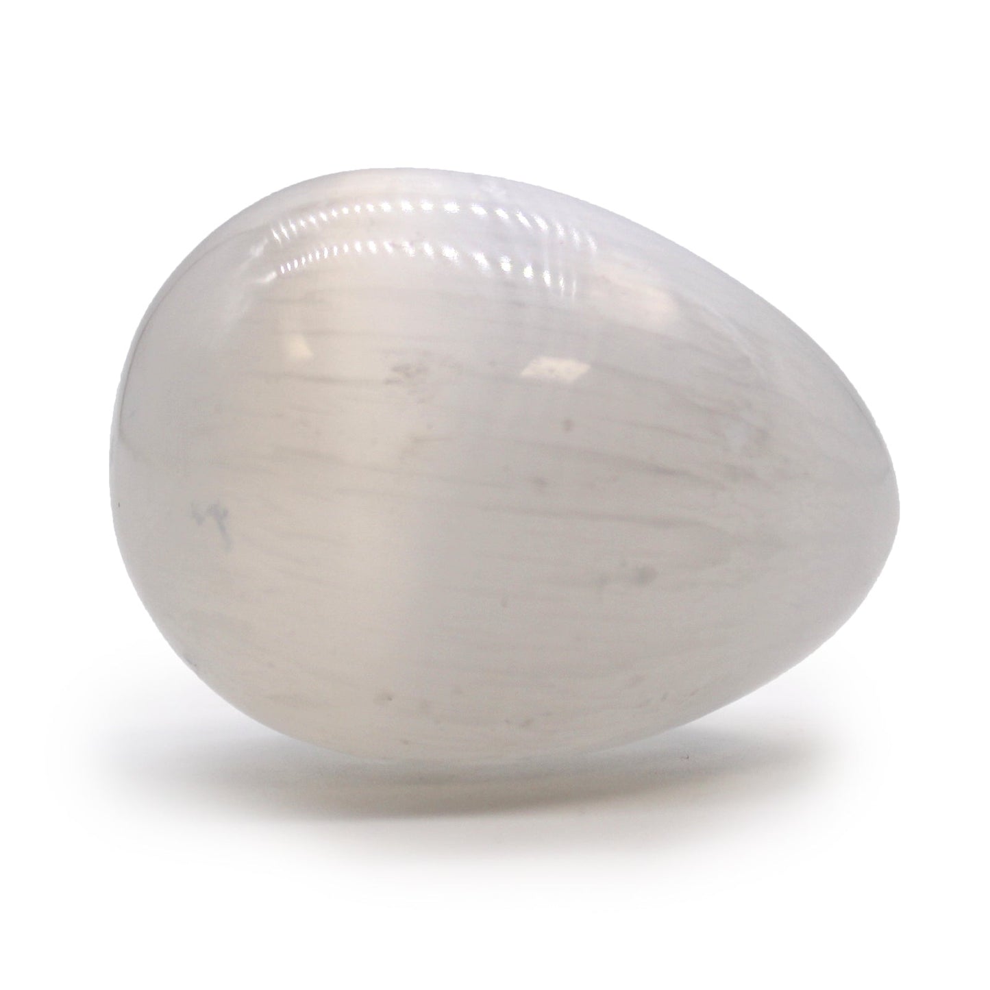 Selenite Egg - Medium product packaging on clean background from Quintessential Holistic Health Ltd