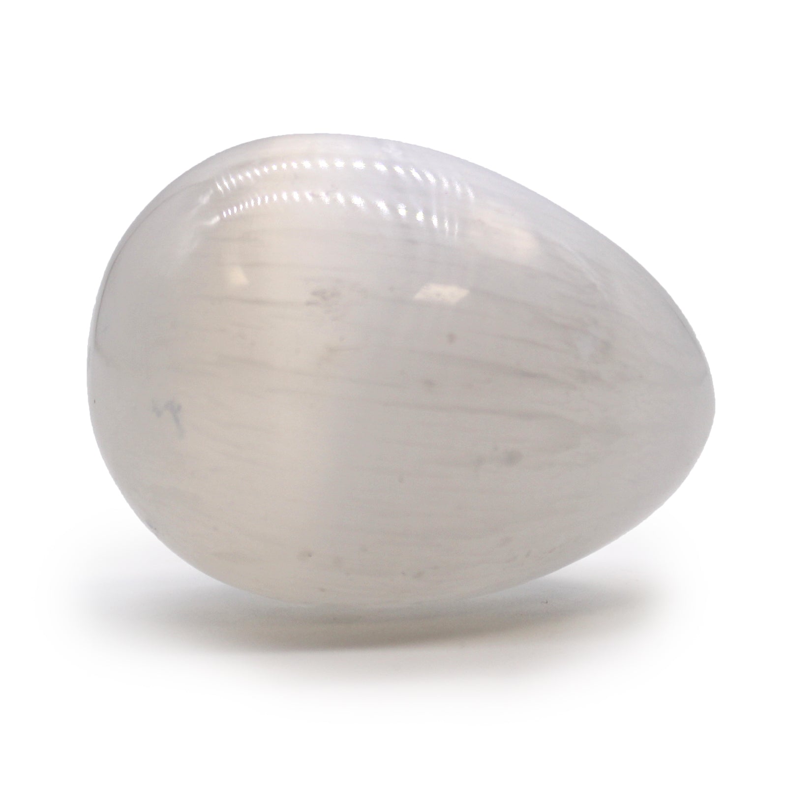 Selenite Egg - Medium product packaging on clean background from Quintessential Holistic Health Ltd