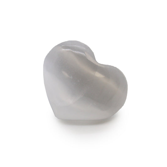 Selenite Heart - Small product packaging on clean background from Quintessential Holistic Health Ltd