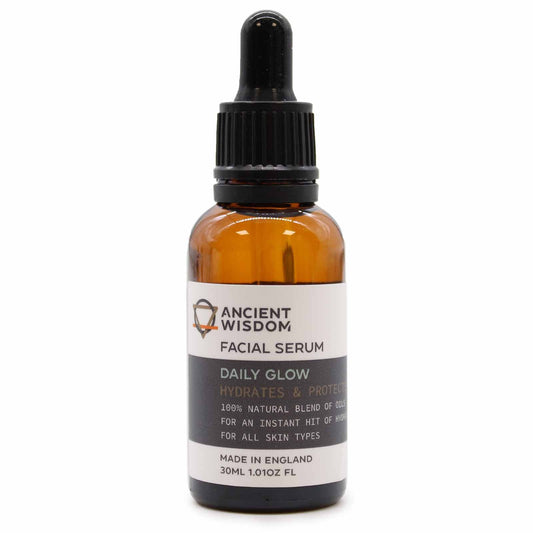 Vegan-Friendly Facial Serum - 30ml - Daily Glow Oil - main product image from Quintessential Holistic Health Ltd UK