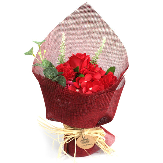 Standing Soap Flower Bouquet - Red - main product image from Quintessential Holistic Health Ltd UK