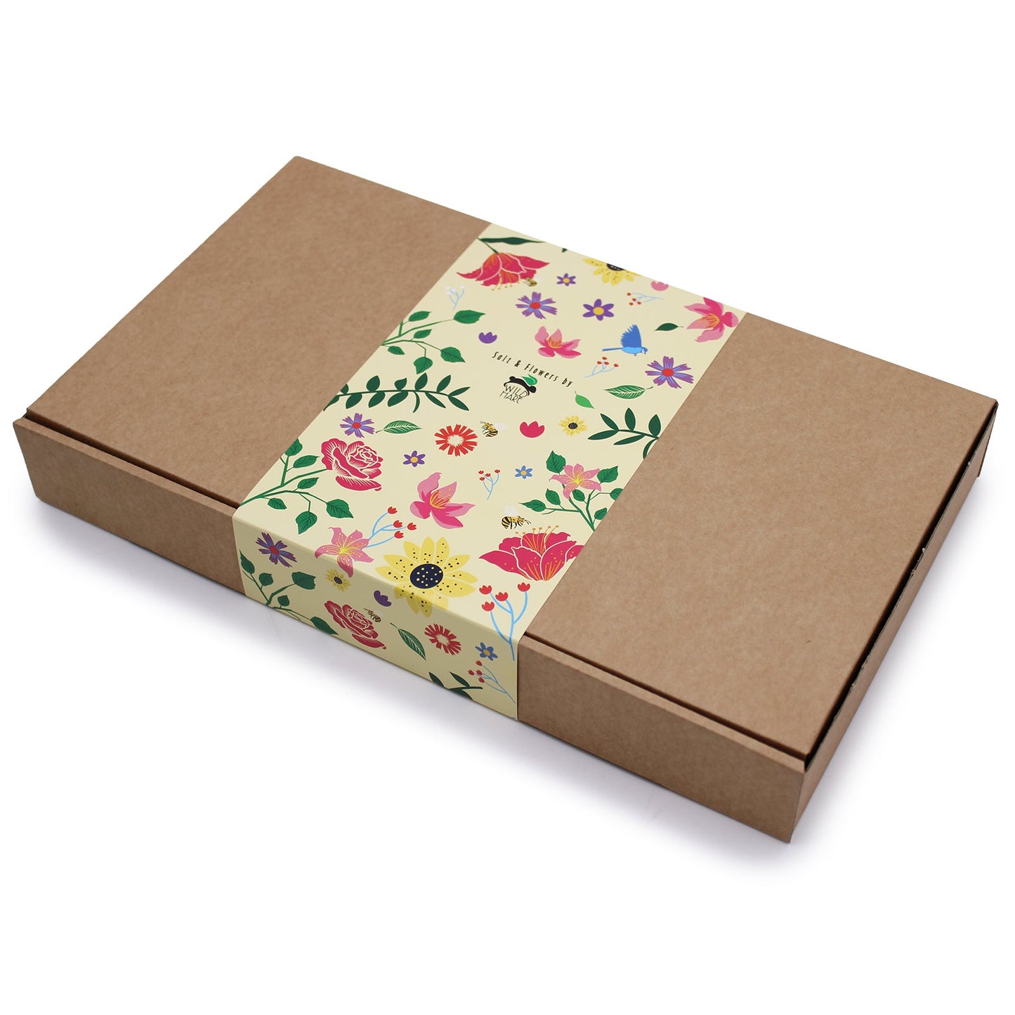 Salt and Flower Bath Soak Gift Set - Total Detox product packaging on clean background from Quintessential Holistic Health Ltd