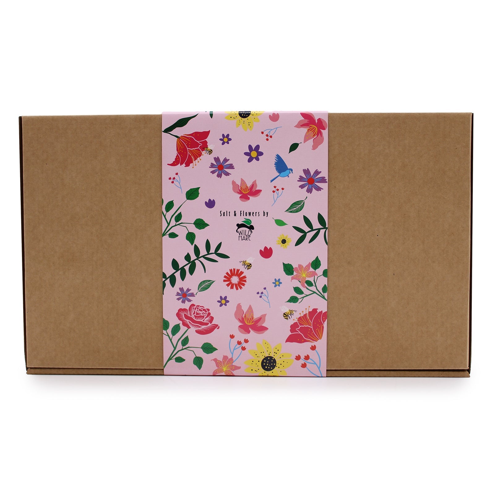 Salt and Flower Bath Soak Gift Set - Passion product packaging on clean background from Quintessential Holistic Health Ltd