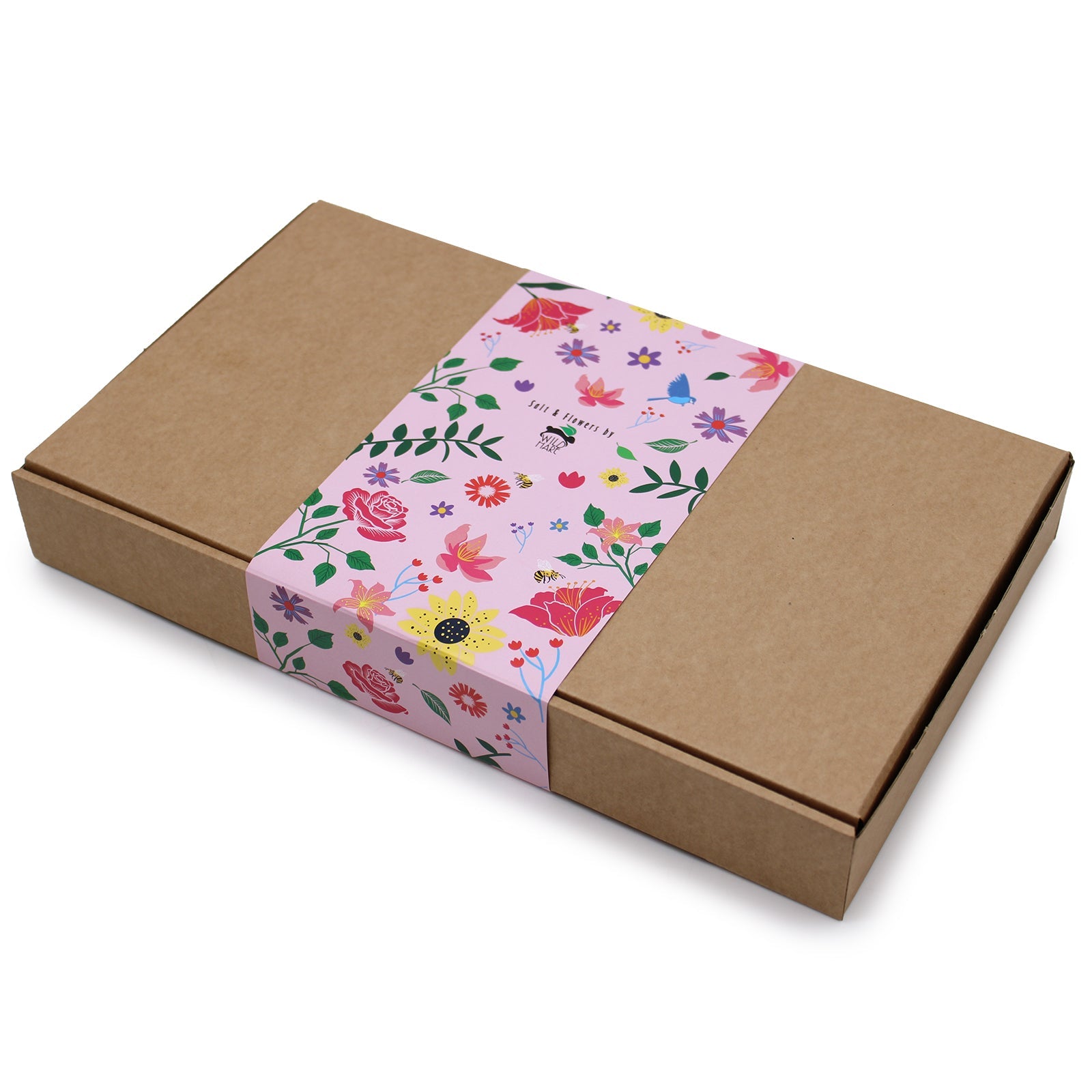 Salt and Flower Bath Soak Gift Set - Passion product packaging on clean background from Quintessential Holistic Health Ltd