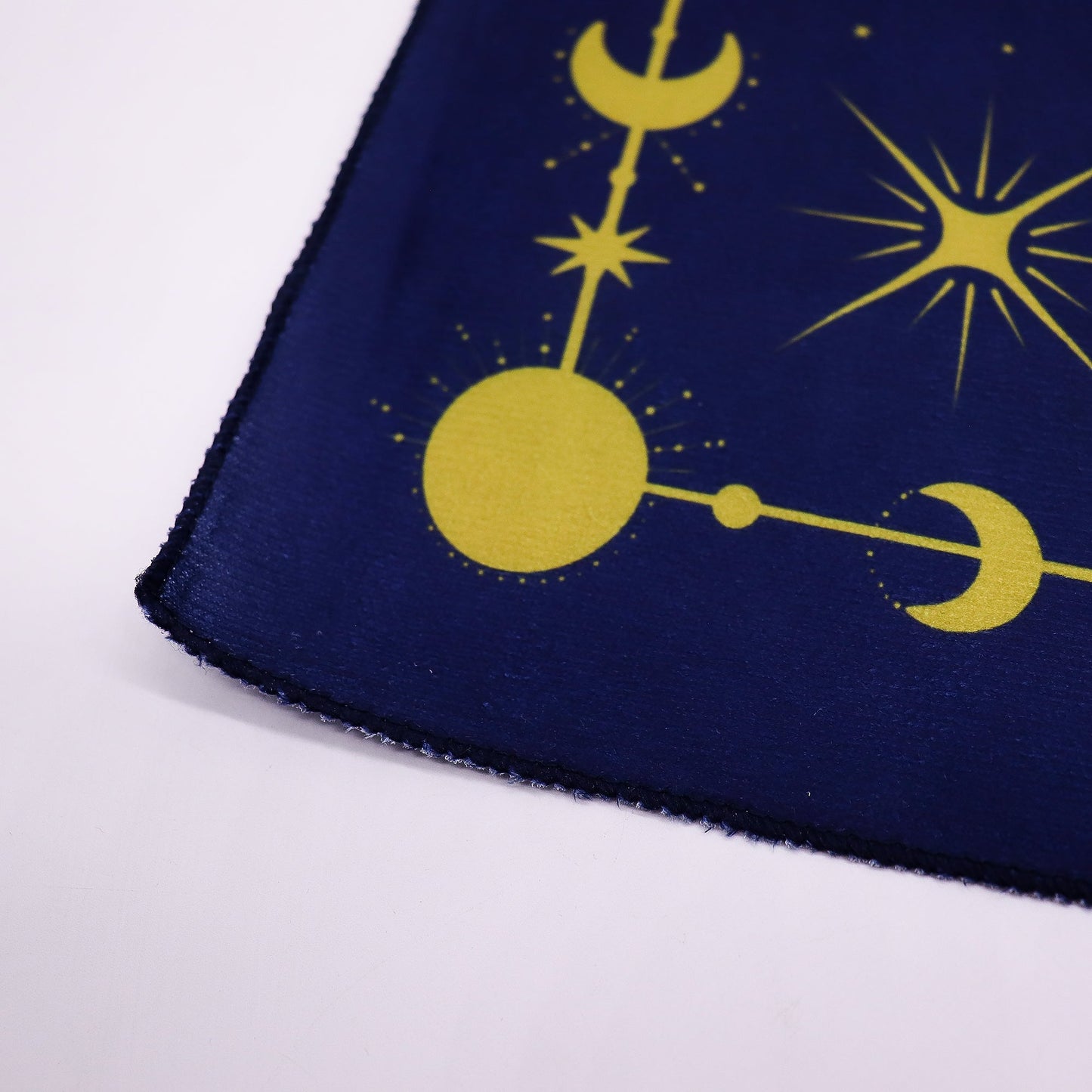 Esoteric Tarot Reading Cloth - Zodiac Wheel product packaging on clean background from Quintessential Holistic Health Ltd
