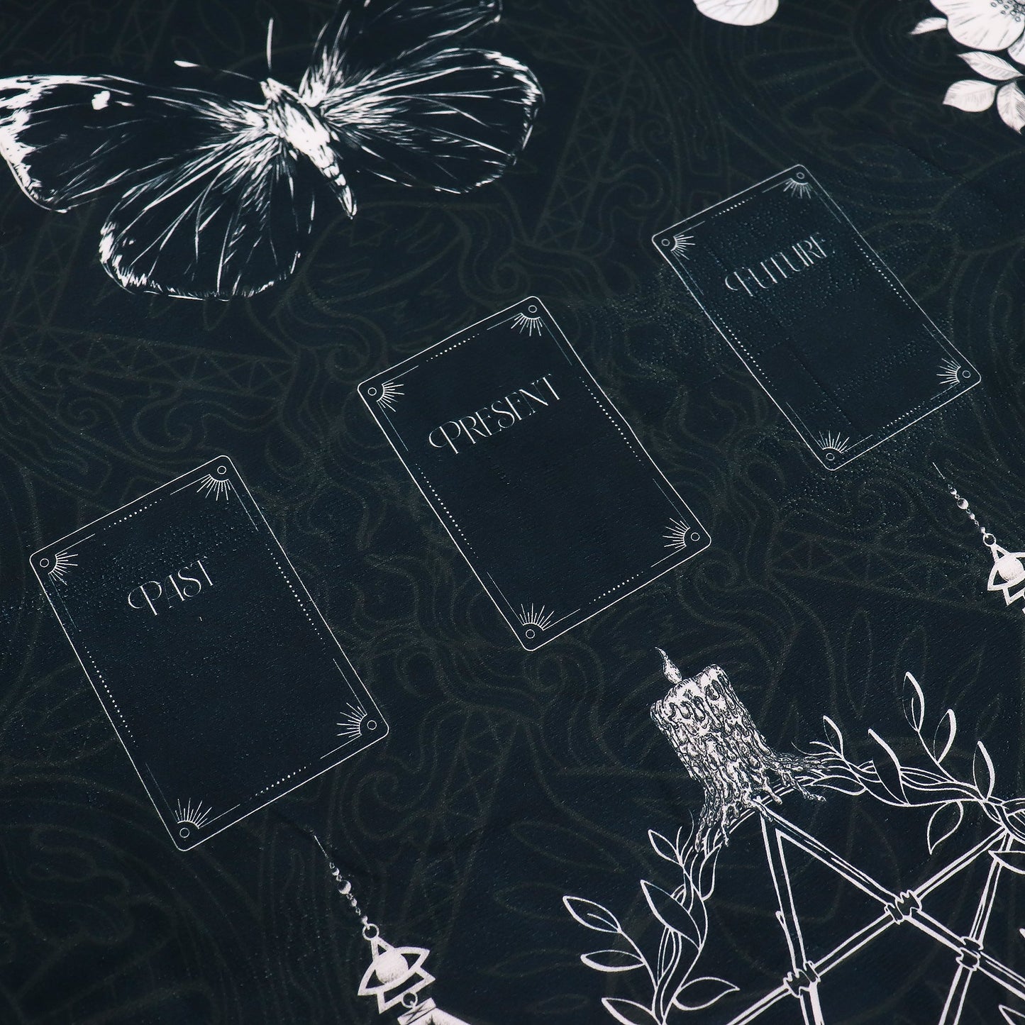 Esoteric Tarot Reading Cloth - Ancient Witch product packaging on clean background from Quintessential Holistic Health Ltd