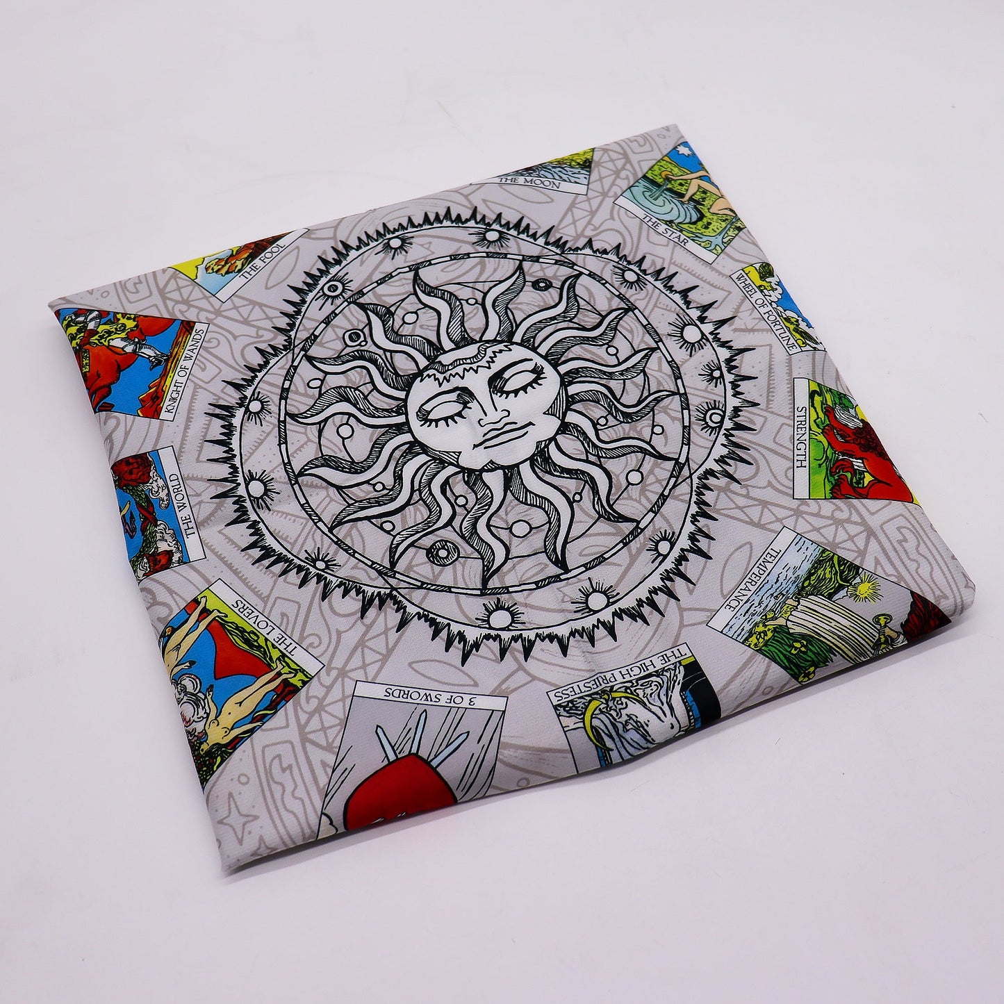 Esoteric Tarot Reading Cloth - Tree of Life product packaging on clean background from Quintessential Holistic Health Ltd