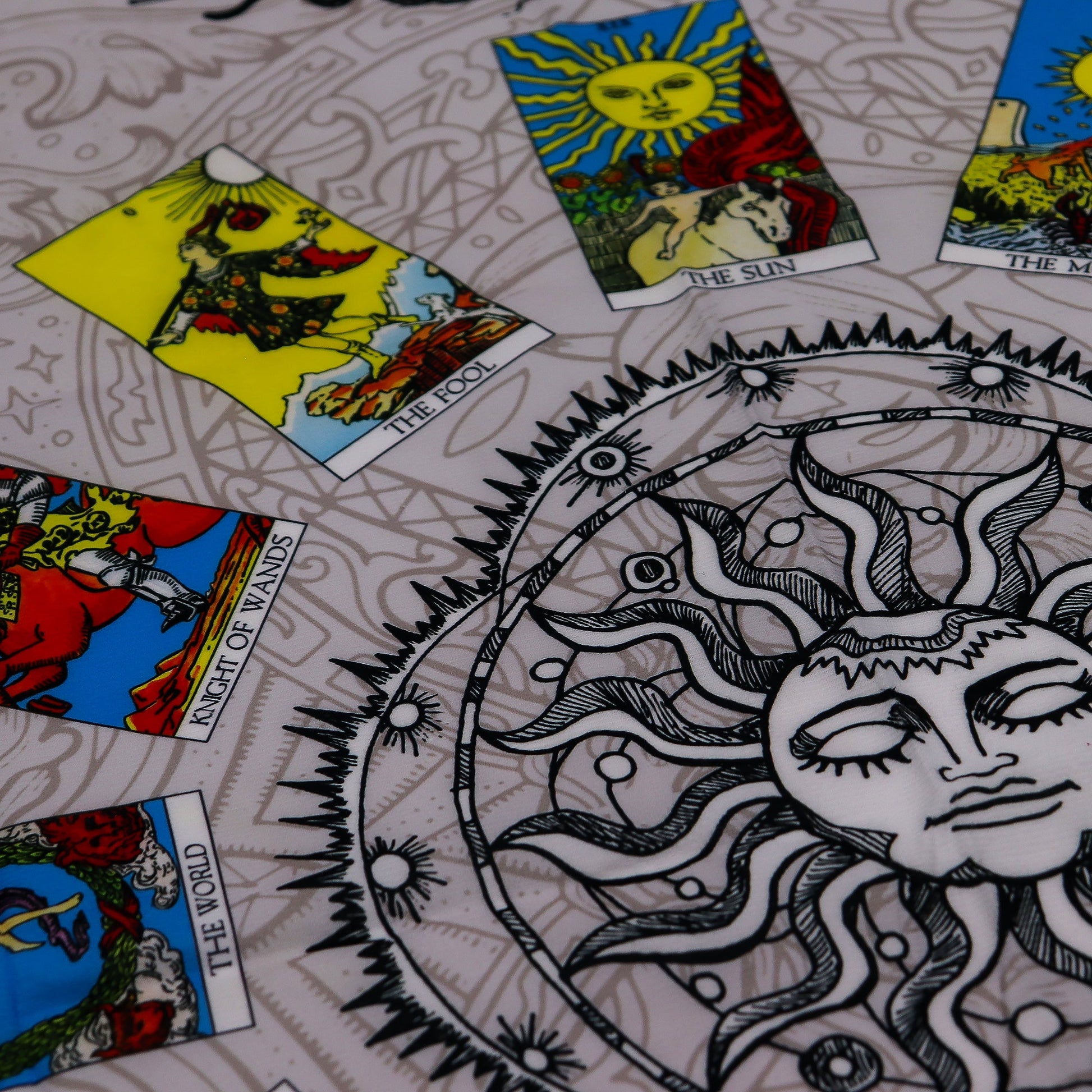Esoteric Tarot Reading Cloth - Tree of Life product packaging on clean background from Quintessential Holistic Health Ltd