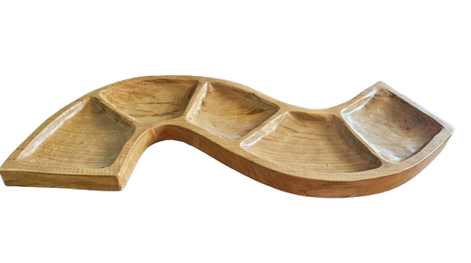 Hand Carved Teak Root Snake Shaped Bowl - main product image from Quintessential Holistic Health Ltd UK