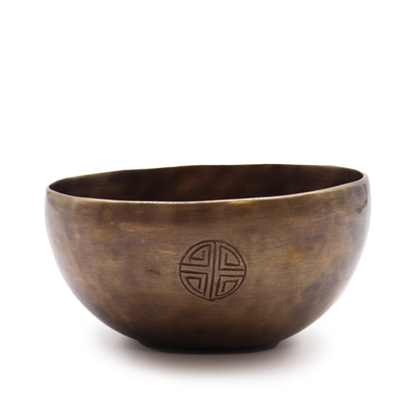 15cm Handcrafted Indian Moon Phase Singing Bowl - Medium product packaging on clean background from Quintessential Holistic Health Ltd