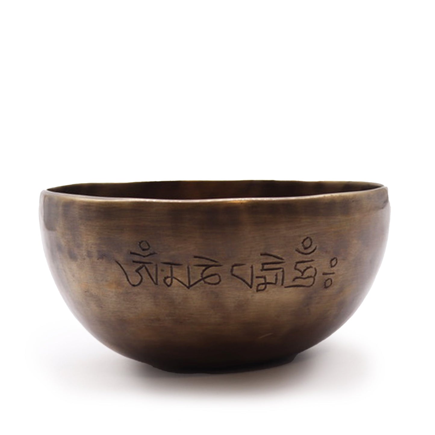 15cm Handcrafted Indian Moon Phase Singing Bowl - Medium product packaging on clean background from Quintessential Holistic Health Ltd