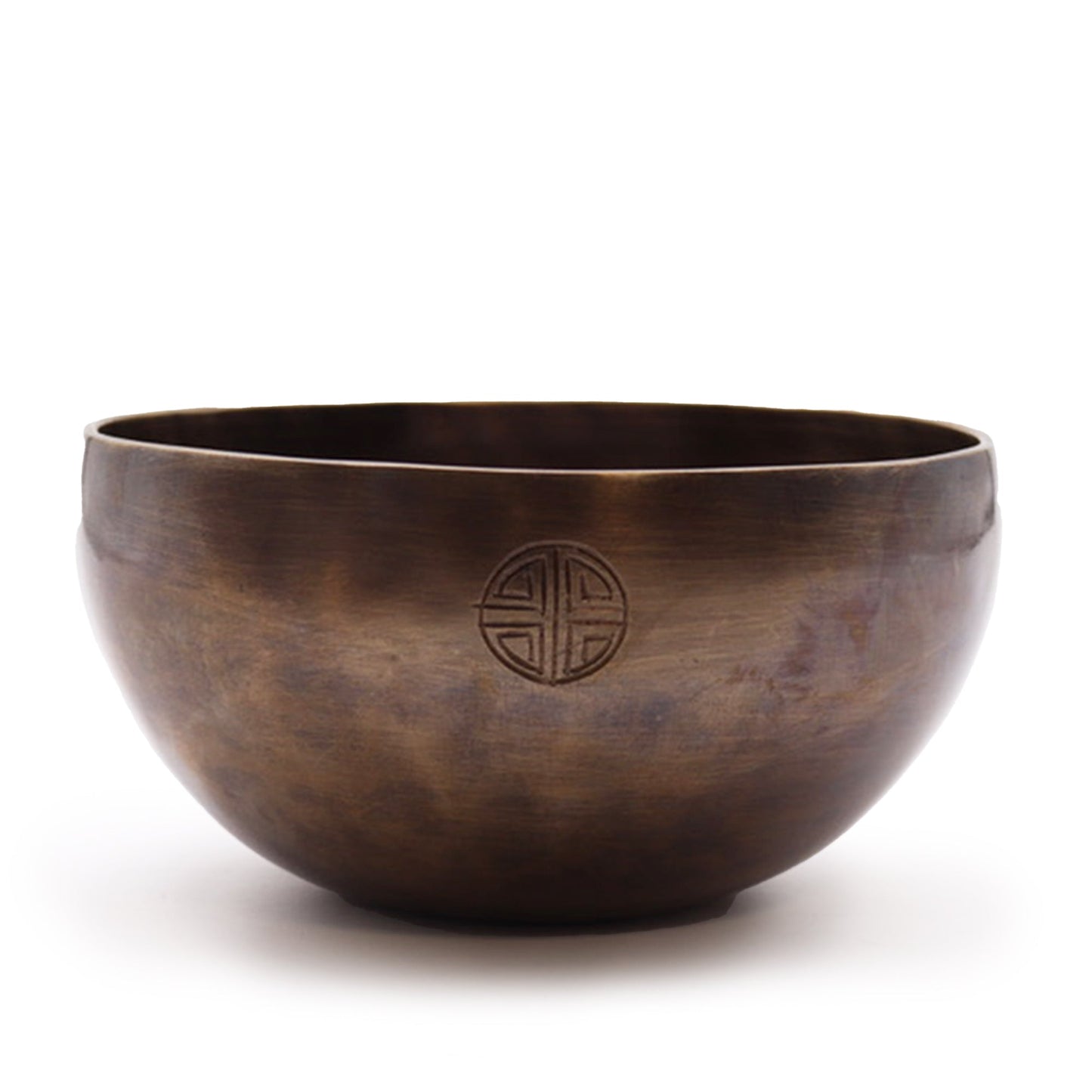 17cm Handcrafted Indian Moon Phase Singing Bowl - Large product packaging on clean background from Quintessential Holistic Health Ltd