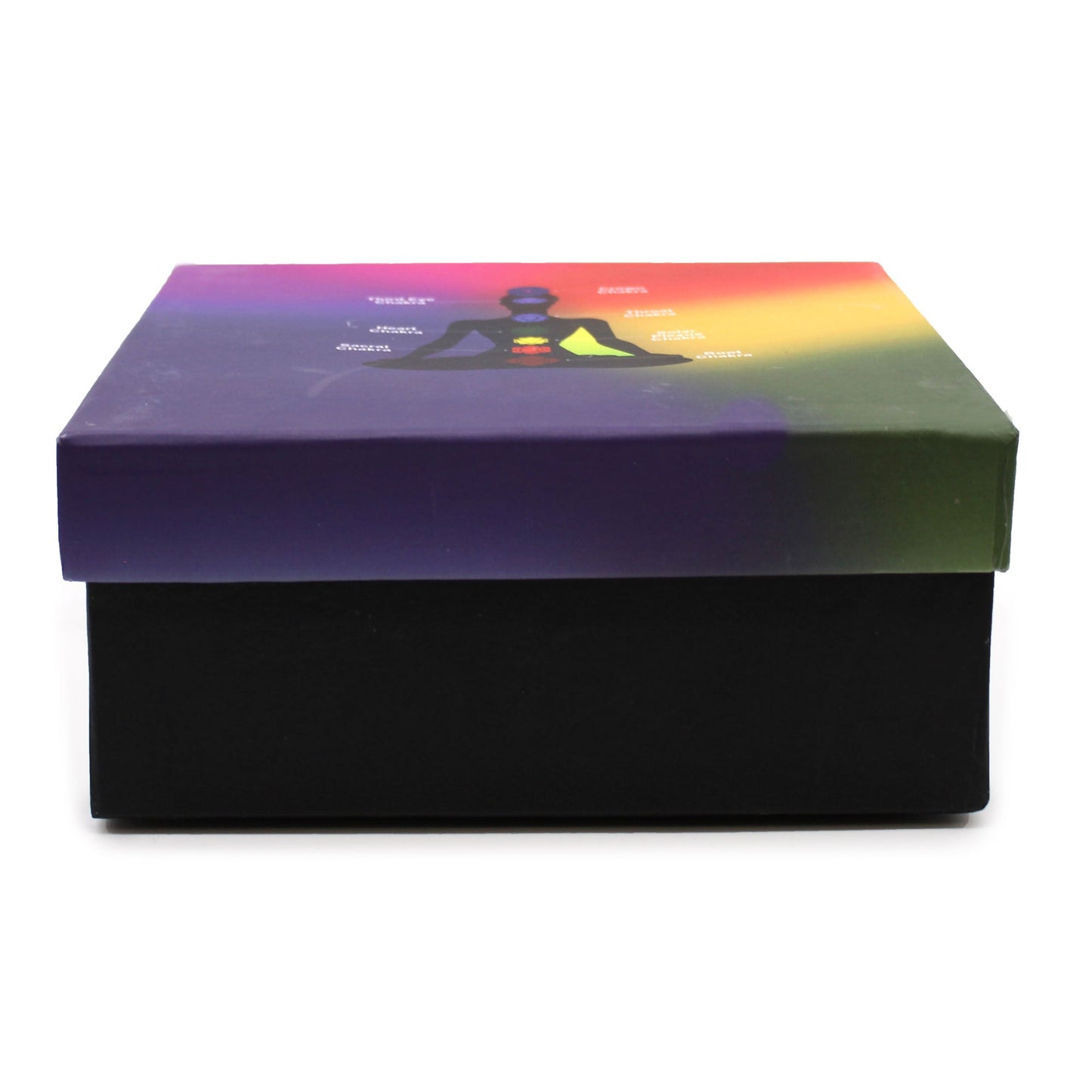 14cm Brass Singing Bowl Set- Buddha / Black and Orange product packaging on clean background from Quintessential Holistic Health Ltd