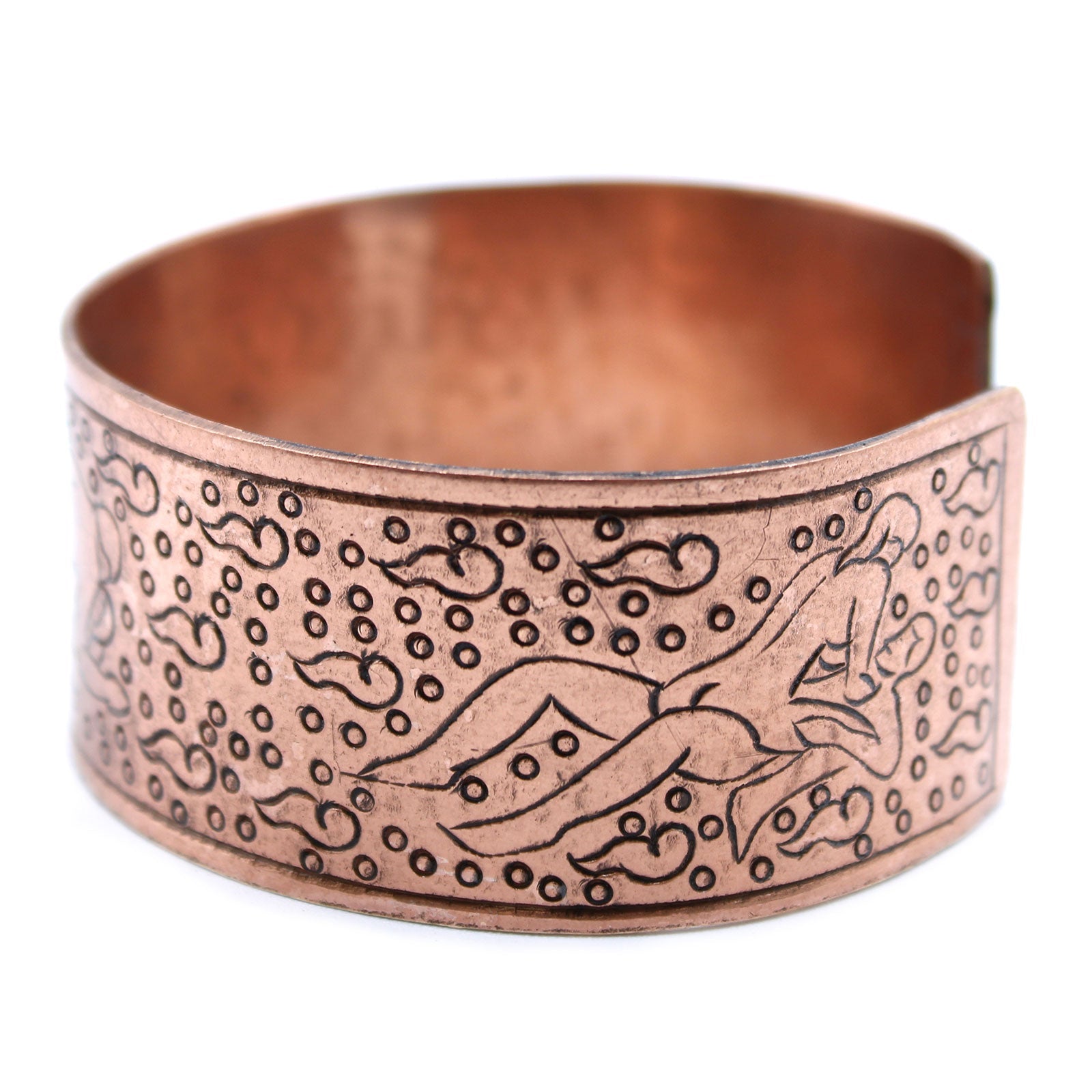 Handcrafted Copper Tibetan Bracelet - Kamasutra product packaging on clean background from Quintessential Holistic Health Ltd