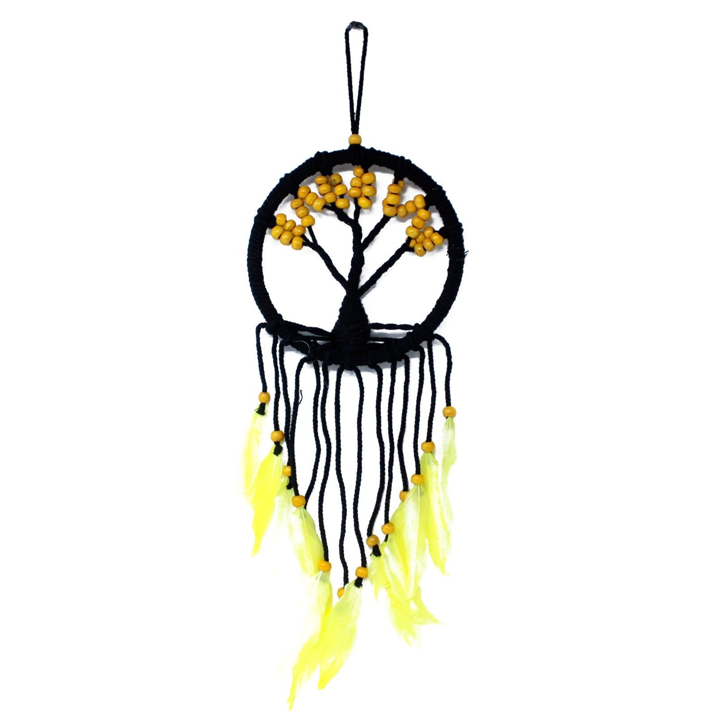 6 x Hand Crafted Boho Style Macrame Tree of Life Dreamcatchers - Medium / Assorted Colours product packaging on clean background from Quintessential Holistic Health Ltd