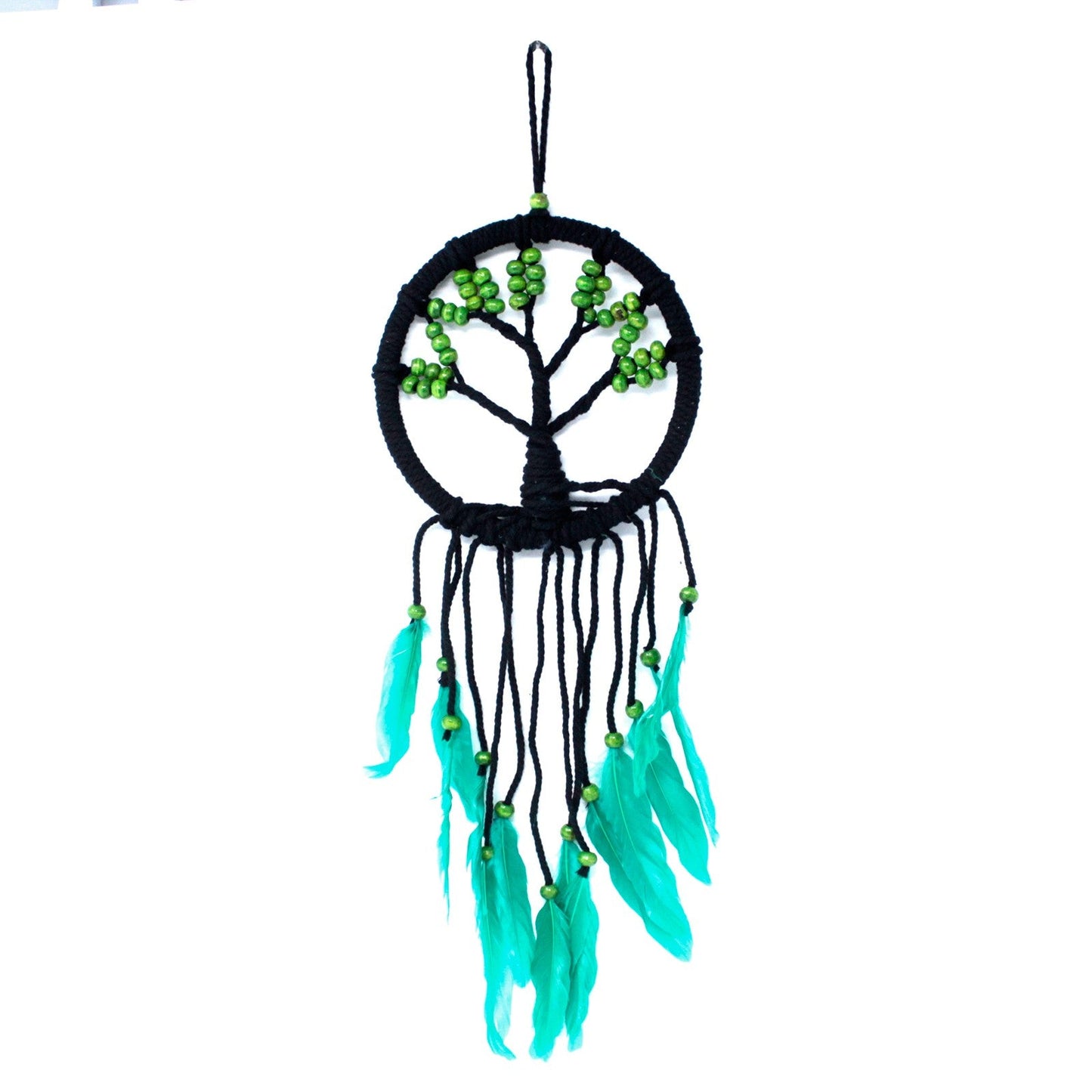 6 x Hand Crafted Boho Style Macrame Tree of Life Dreamcatchers - Medium / Assorted Colours product packaging on clean background from Quintessential Holistic Health Ltd