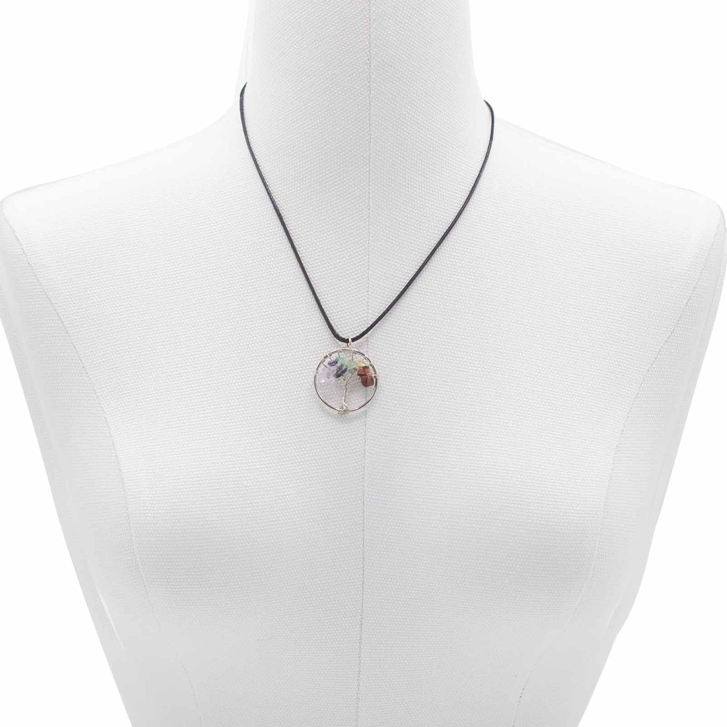 Tree of Life Pendant - Chakra product packaging on clean background from Quintessential Holistic Health Ltd