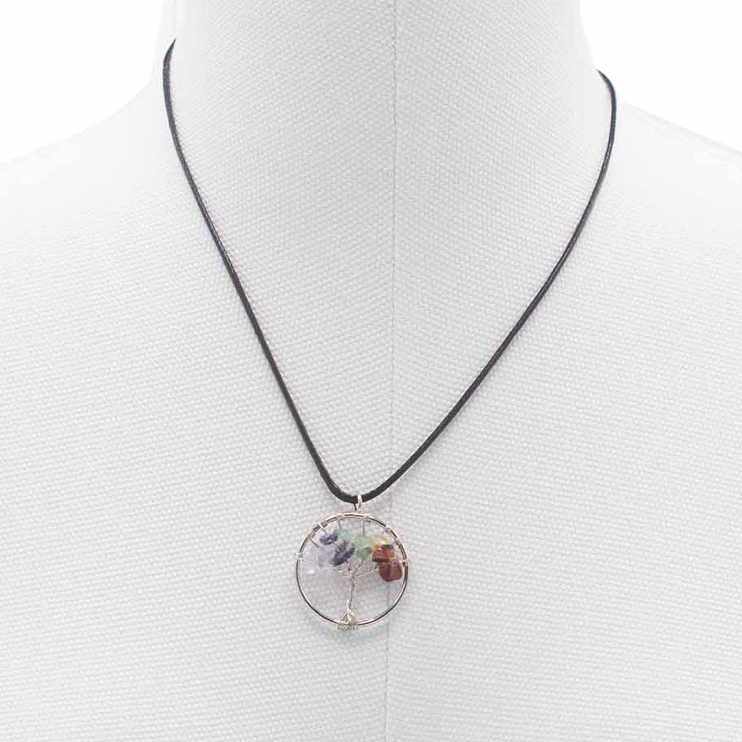Tree of Life Pendant - Chakra product packaging on clean background from Quintessential Holistic Health Ltd