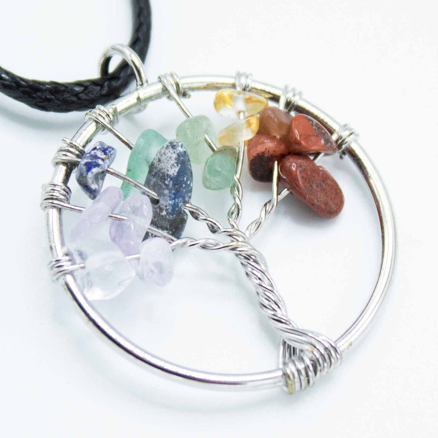 Tree of Life Pendant - Chakra product packaging on clean background from Quintessential Holistic Health Ltd