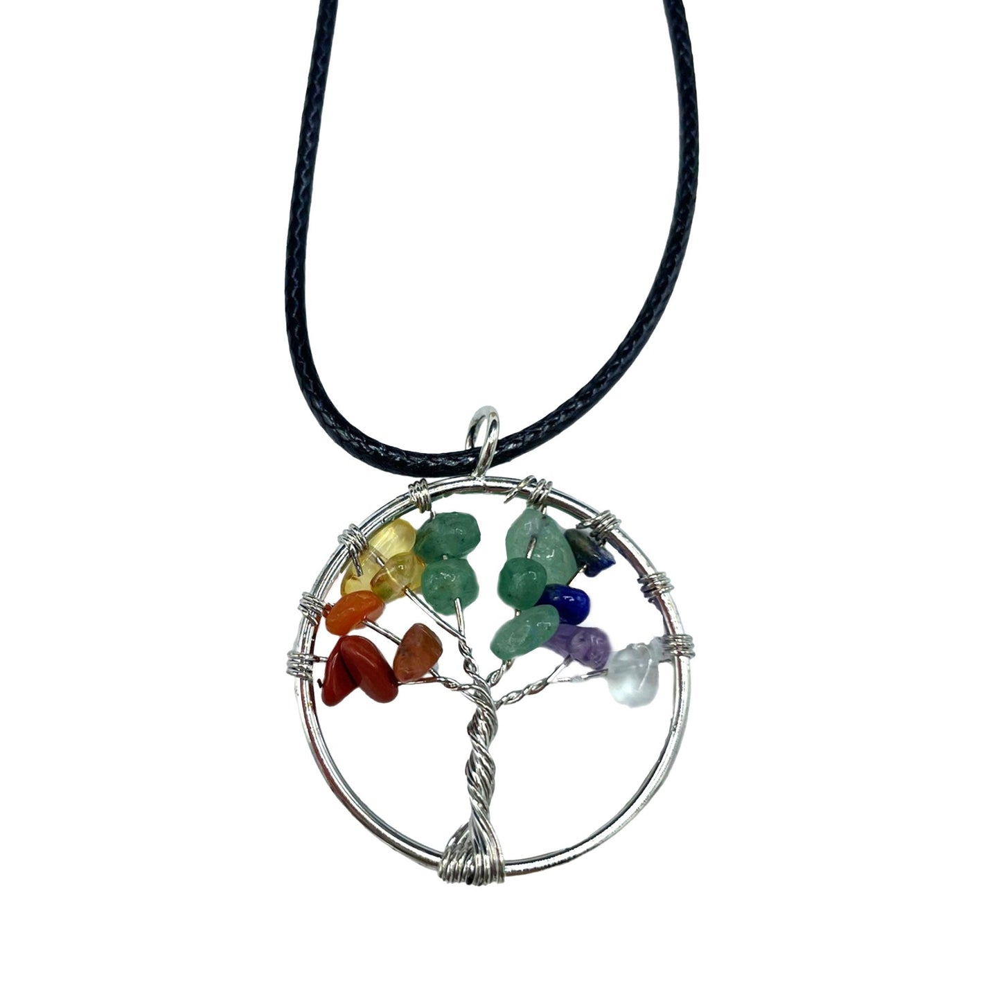 Tree of Life Pendant - Chakra product packaging on clean background from Quintessential Holistic Health Ltd