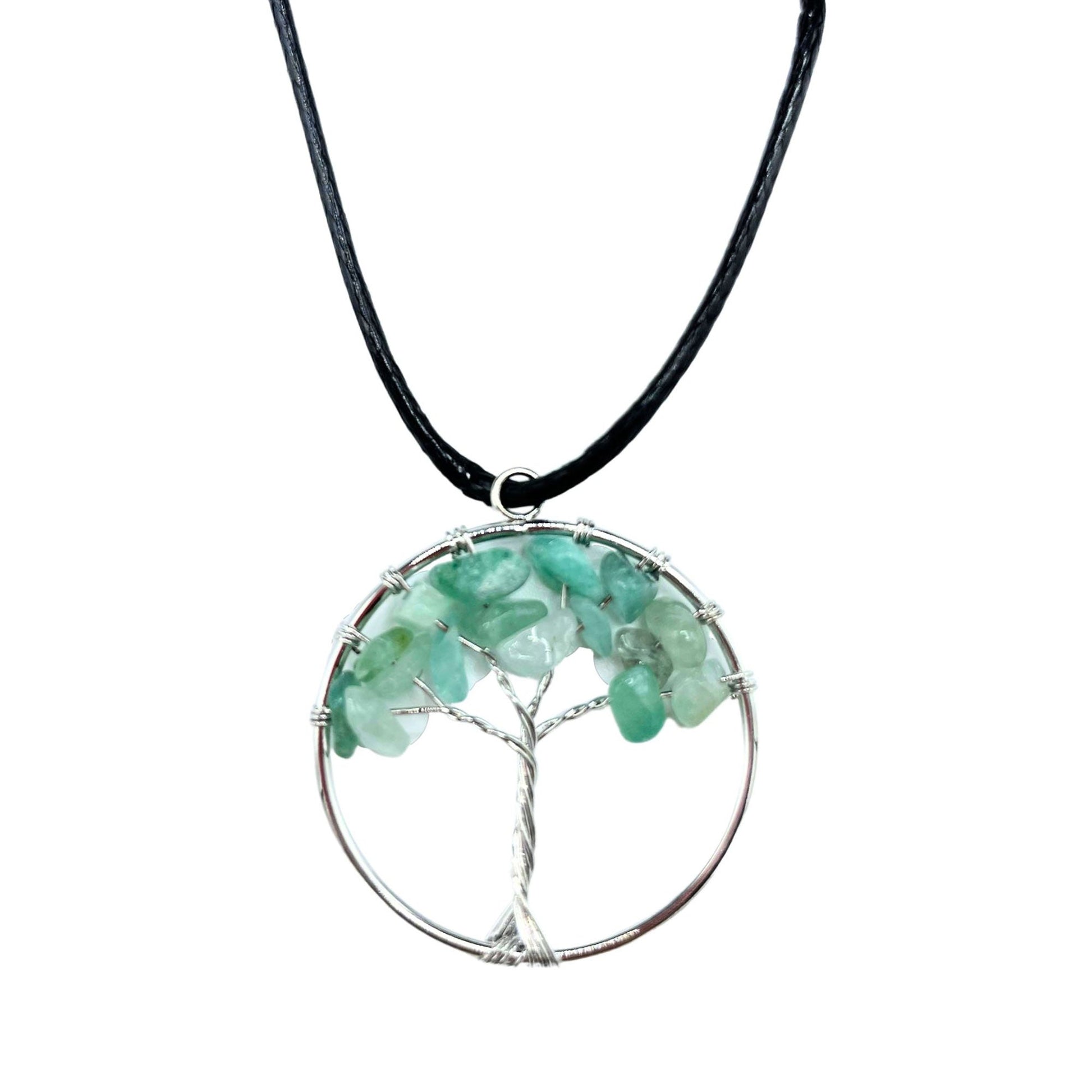 Tree of Life Pendant - Jade product packaging on clean background from Quintessential Holistic Health Ltd