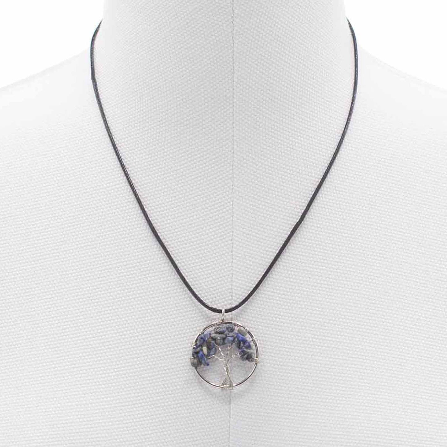 Tree of Life Pendant - Sodalite product packaging on clean background from Quintessential Holistic Health Ltd