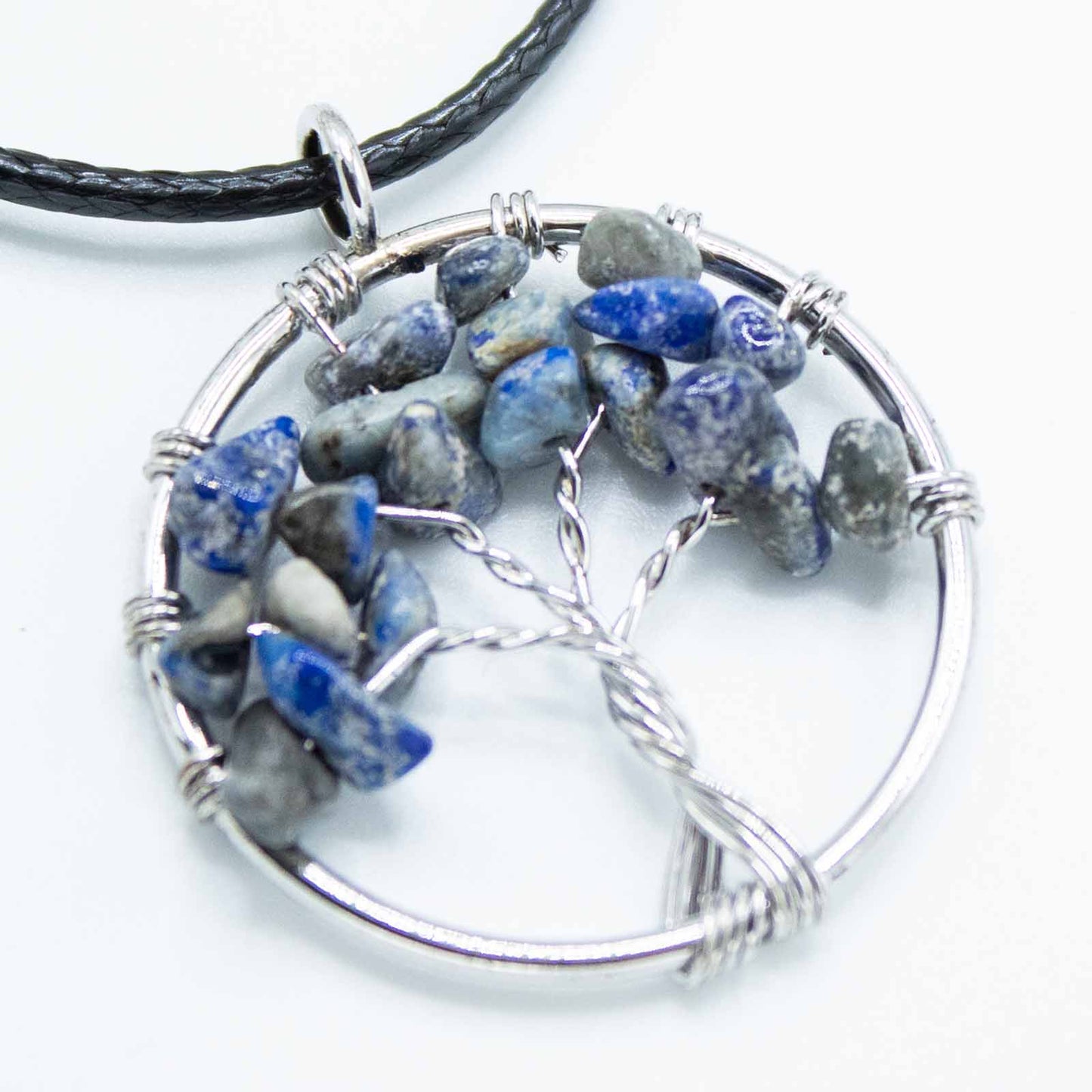 Tree of Life Pendant - Sodalite product packaging on clean background from Quintessential Holistic Health Ltd