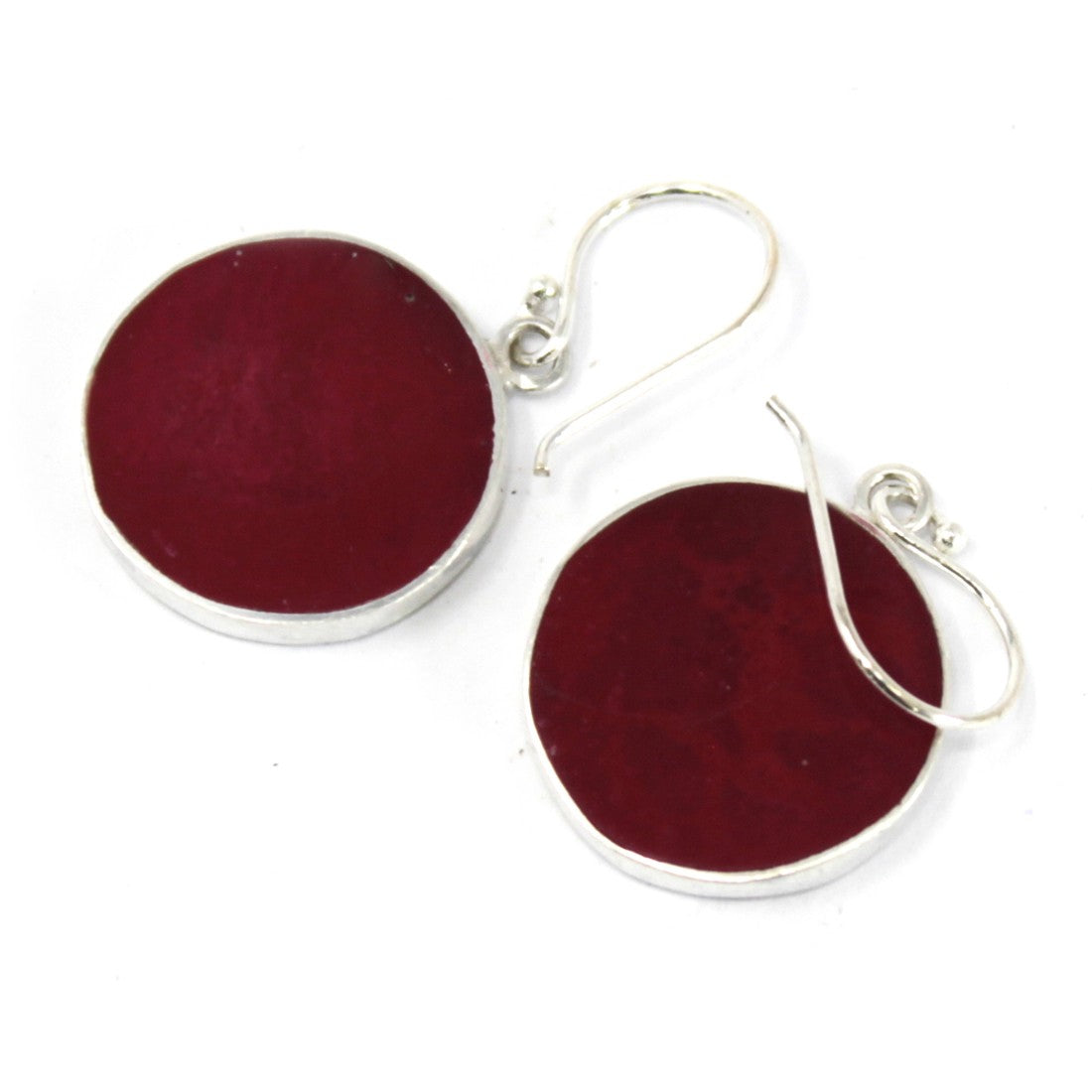 Silver Earrings - 15mm / Tree of Life / Coral Effect product packaging on clean background from Quintessential Holistic Health Ltd