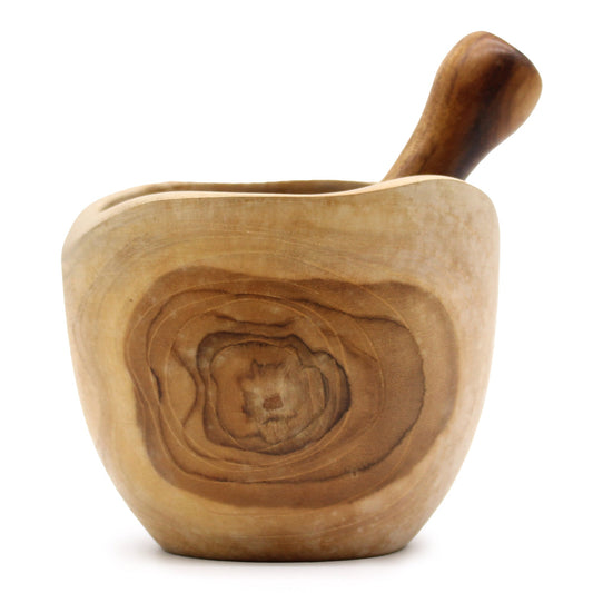 Ergo Teak Pestle & Mortar - Large - main product image from Quintessential Holistic Health Ltd UK