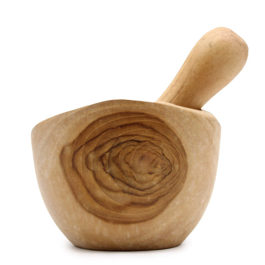 Ergo Teak Pestle & Mortar - Medium - main product image from Quintessential Holistic Health Ltd UK