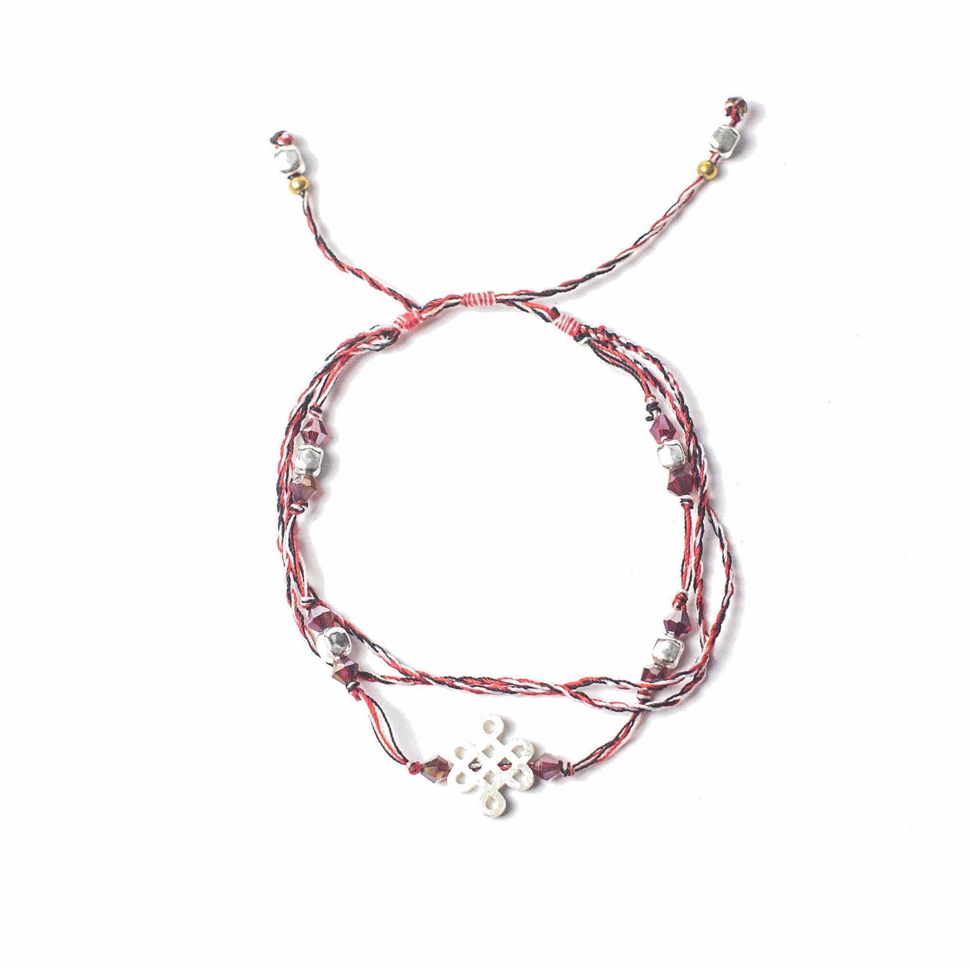 Handcrafted Temple String Bracelet - Journey of Life product packaging on clean background from Quintessential Holistic Health Ltd