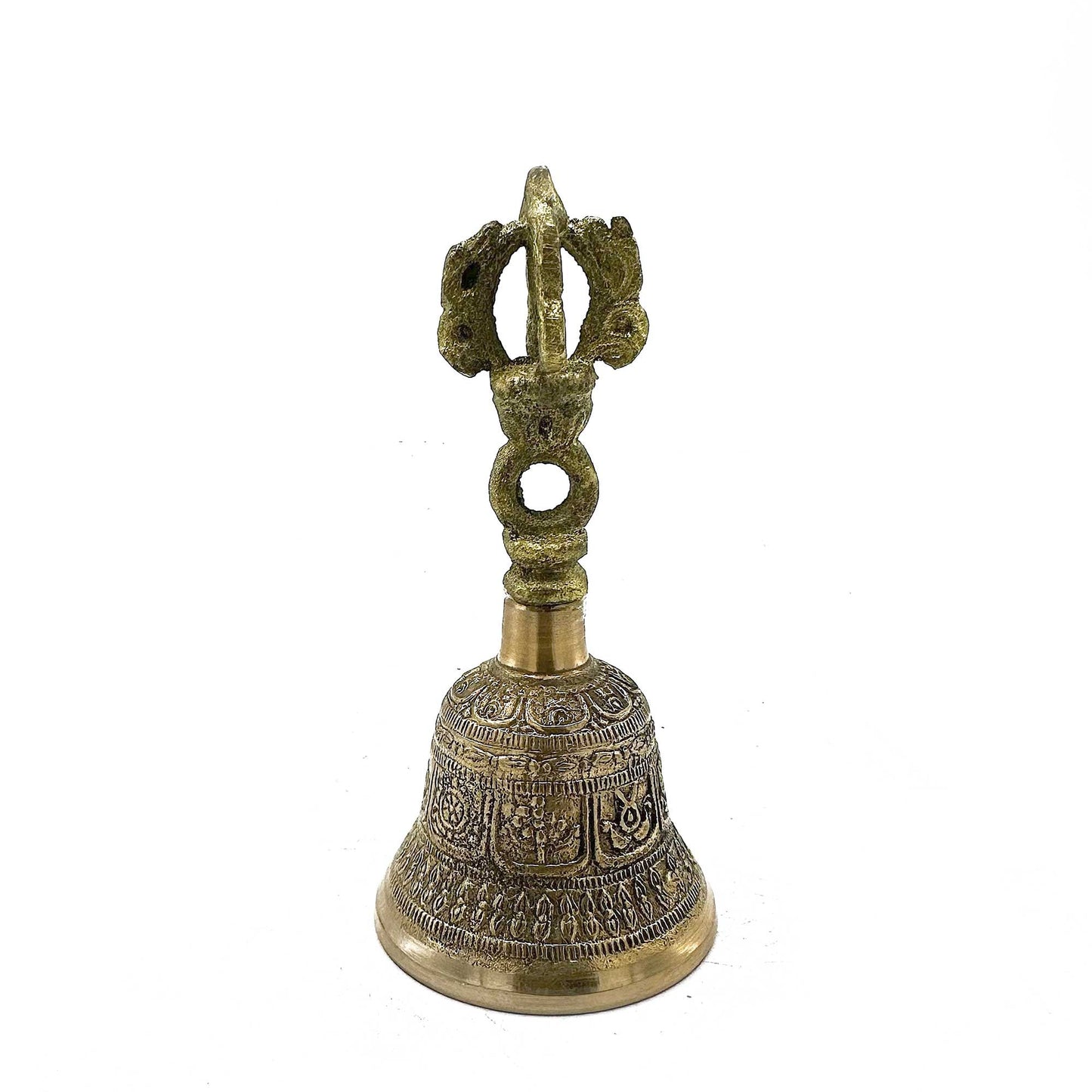 Handcrafted Brass Tibetan Tingsha Bell - Small product packaging on clean background from Quintessential Holistic Health Ltd