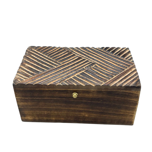 Vintage Deco Multi Purpose Box - Antique Lines - main product image from Quintessential Holistic Health Ltd UK