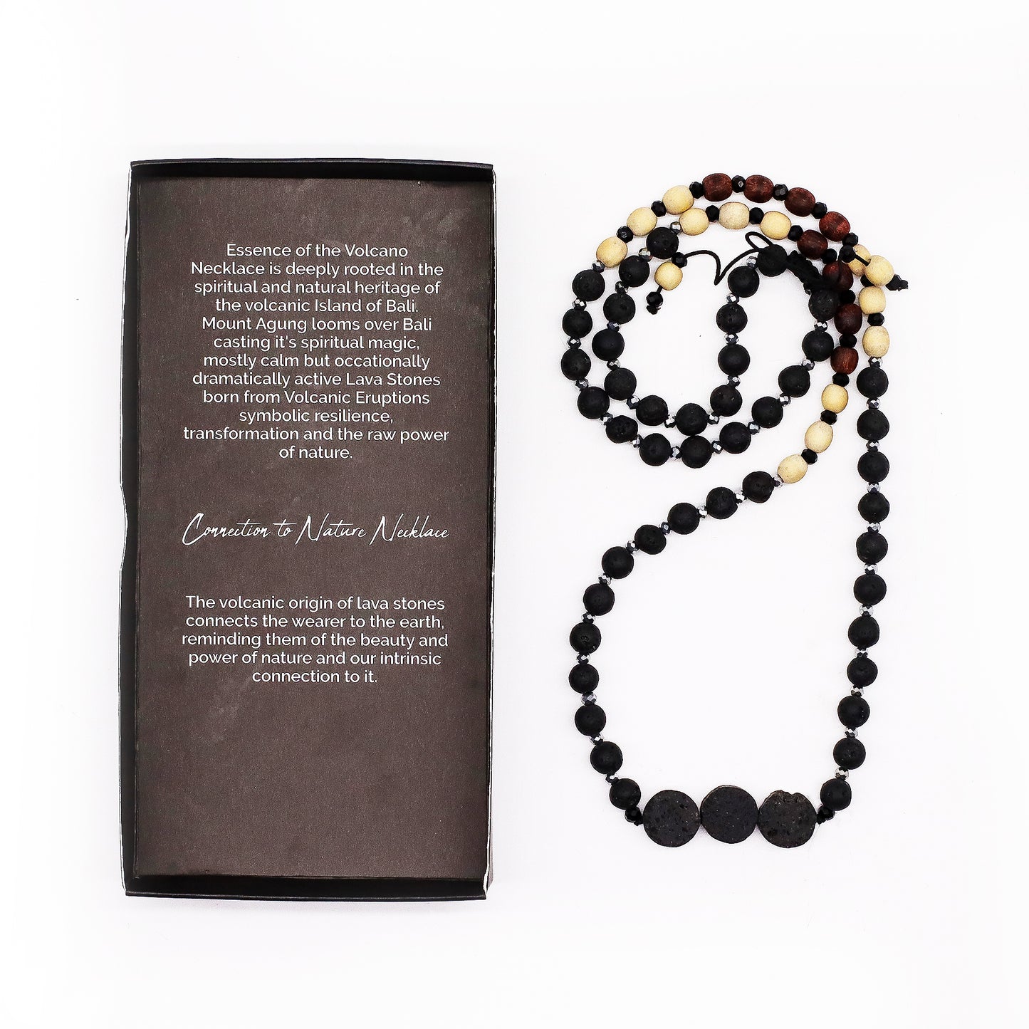 Handmade Essence of the Volcano Necklace - Connection to Nature