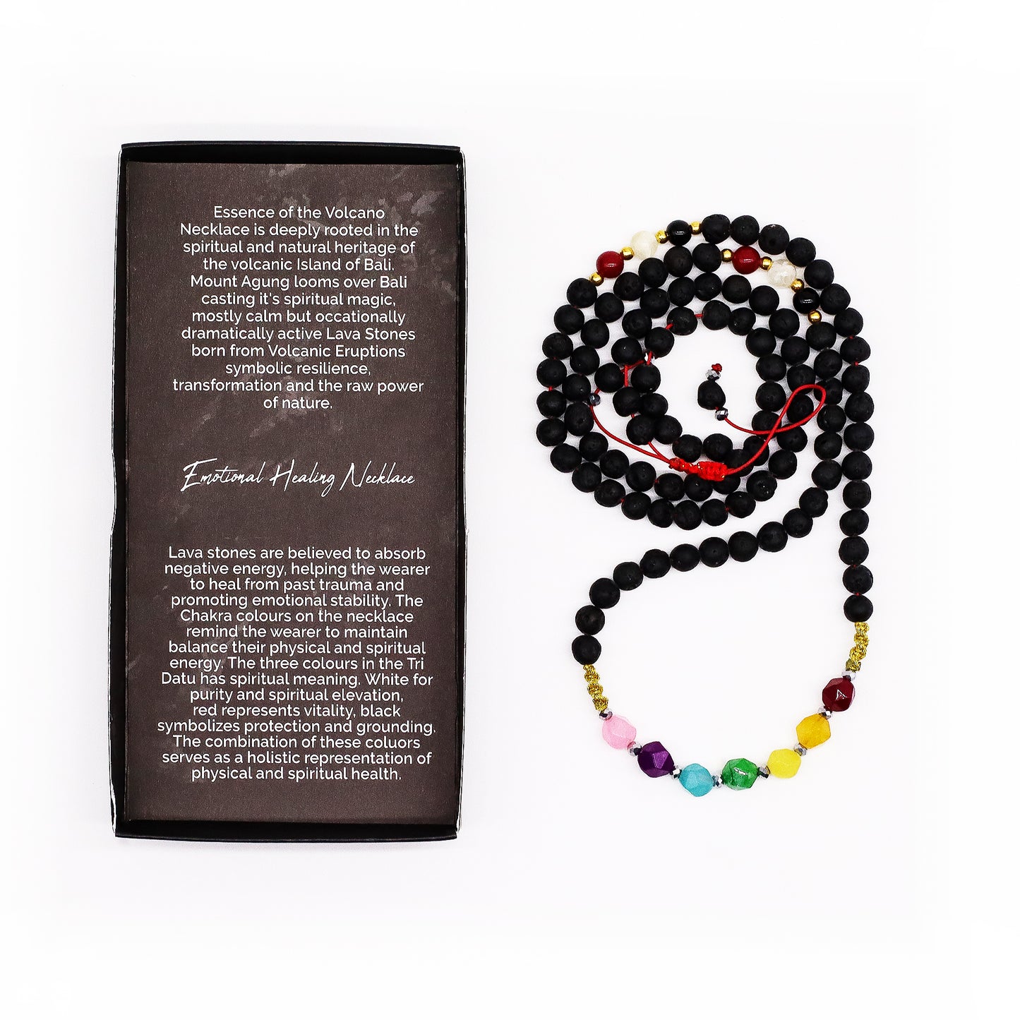 Handmade Essence of the Volcano Necklace - Emotional Healing