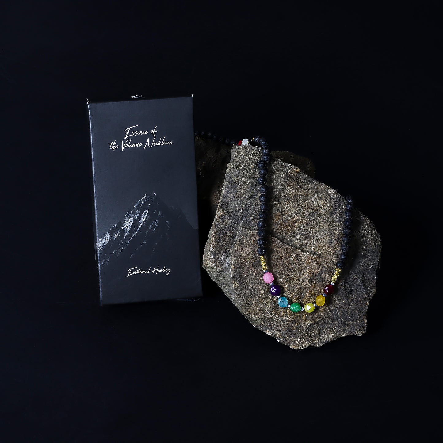 Handmade Essence of the Volcano Necklace - Emotional Healing